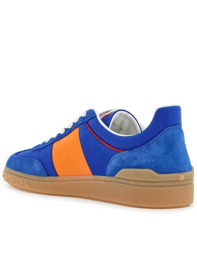 suede leather and nylon upvillage sneakers - VALENTINO - BALAAN 3