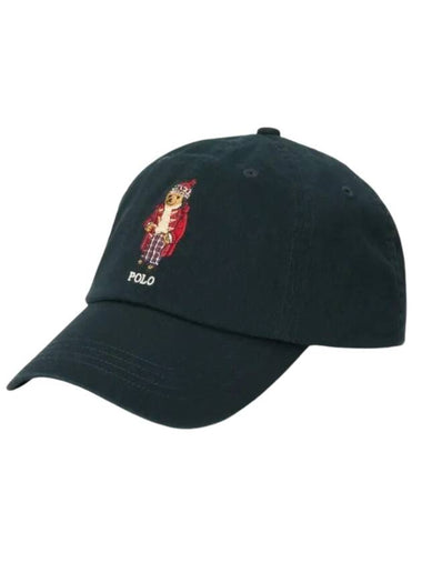 Polo Bear Embroidered Cap Black - POLO RALPH LAUREN - BALAAN 1