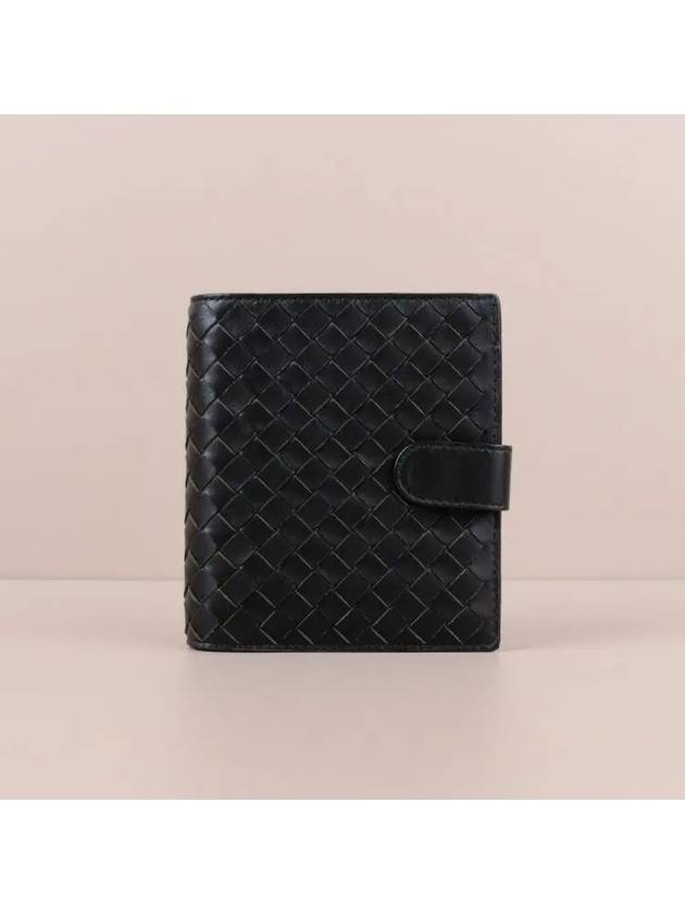 Intrecciato Nappa Half Wallet Black - BOTTEGA VENETA - BALAAN 2