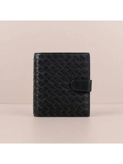 Intrecciato Nappa Half Wallet Black - BOTTEGA VENETA - BALAAN 2