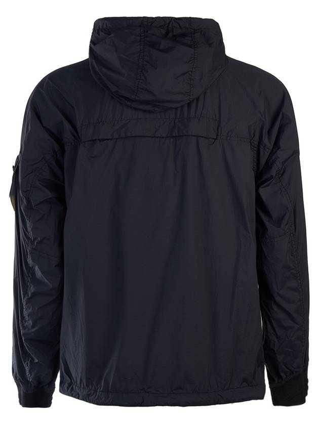 Skin Touch Nylon TC Hooded Jacket Black - STONE ISLAND - BALAAN 4