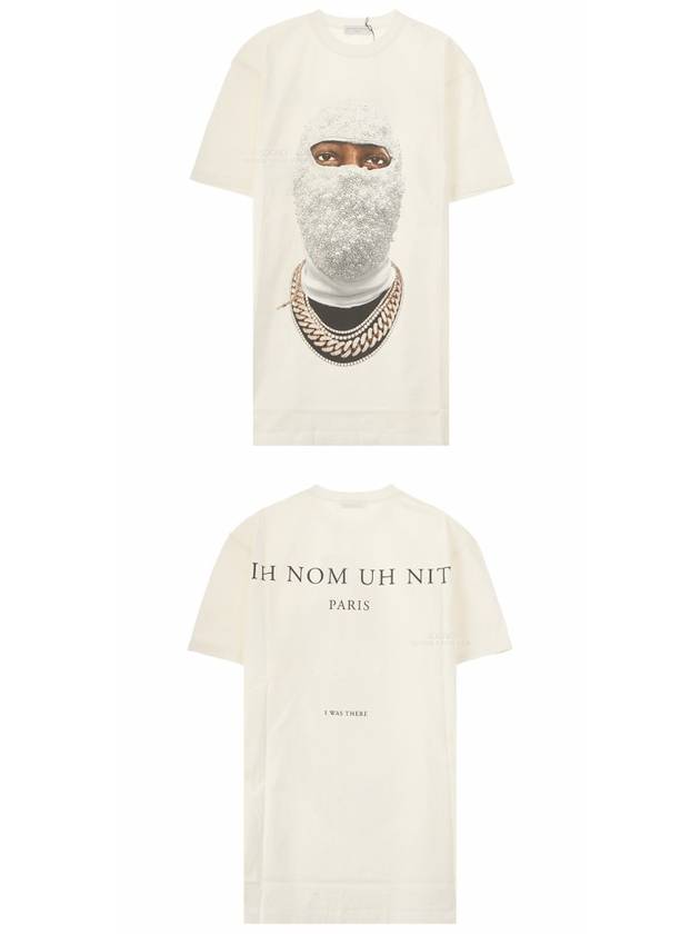 20SS NUS20231 081 Future Archive Printing Short Sleeve T-Shirt White Men's T-Shirt TR - IH NOM UH NIT - BALAAN 5