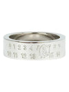 Women’s Numeric Minimal Polished Finish Ring Silver - MAISON MARGIELA - BALAAN 2