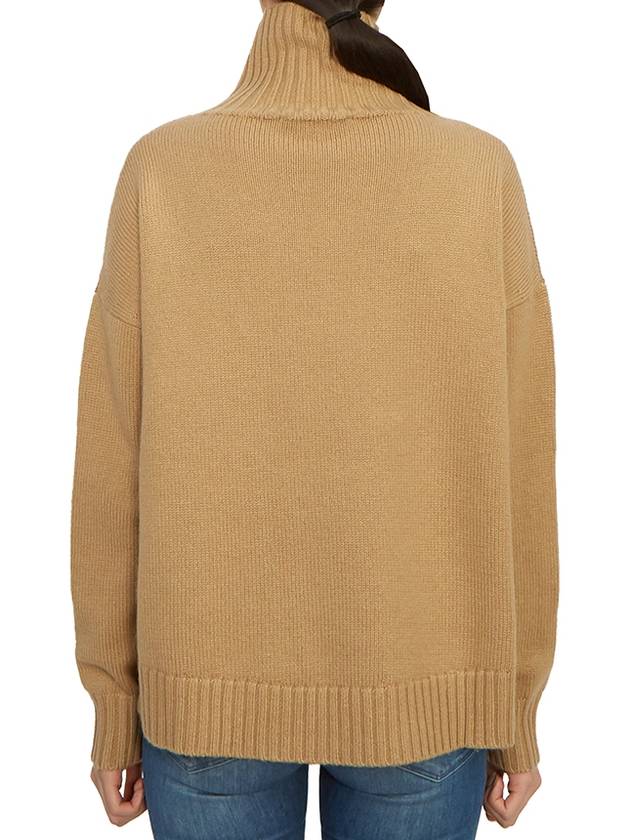 Gianna Cashmere Turtleneck Camel - MAX MARA - BALAAN 4