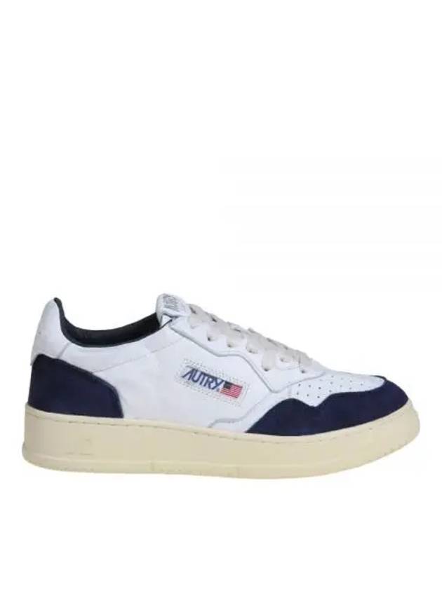 Medalist Leather Low-Top Sneakers Blue White - AUTRY - BALAAN 2