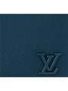 Takeoff Leather Pouch Bag Blue - LOUIS VUITTON - BALAAN 5