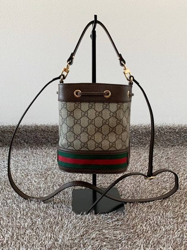 Ophidia GG logo mini bucket bag - GUCCI - BALAAN 1