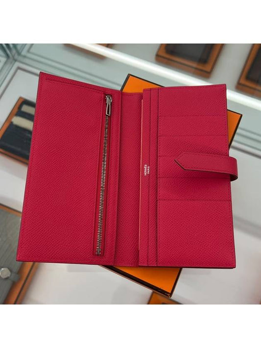 Bean long wallet neon pink silver app song - HERMES - BALAAN 2