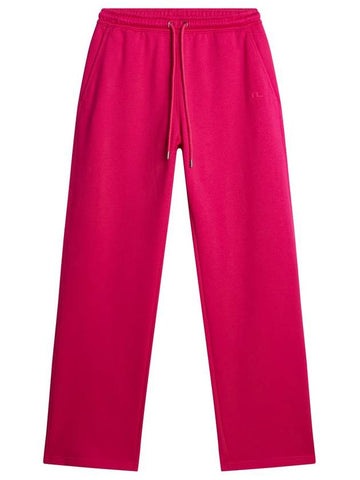 Women's Alpha Track Pants Pants Pink - J.LINDEBERG - BALAAN 1