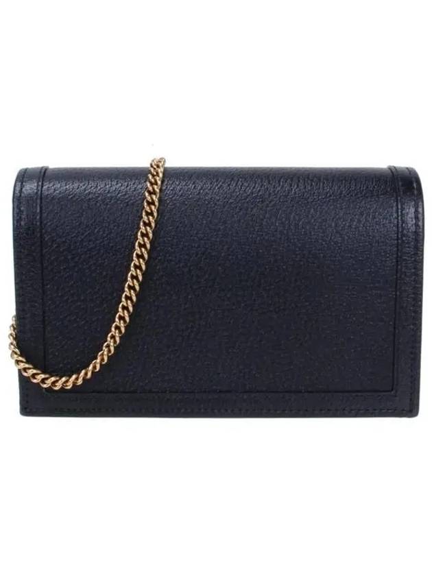 Diana Gold Bamboo Chain Mini Bag Black - GUCCI - BALAAN.