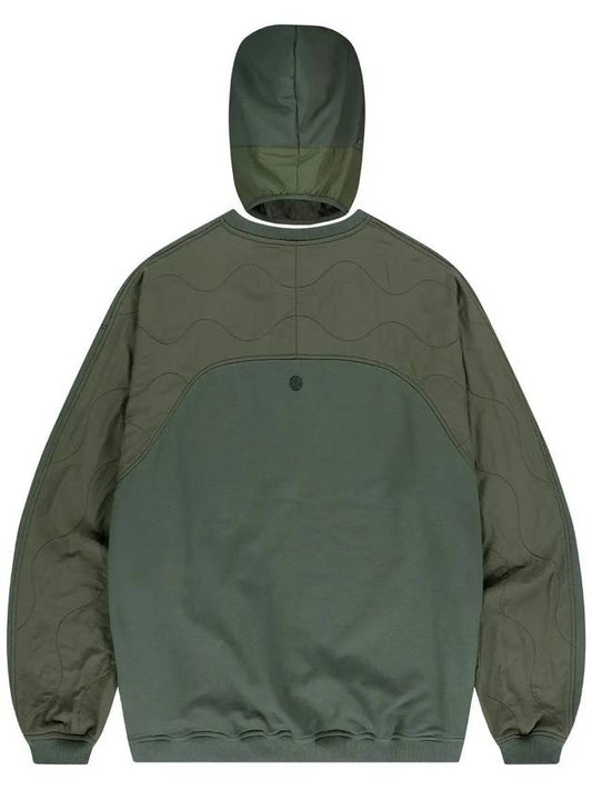 Balaclava Detouchable Quilted Sweatshirt Khaki - OFFGRID - BALAAN 2