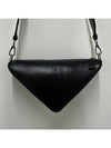 Triangle Logo Cross Bag Black - PRADA - BALAAN 4