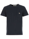 Baby Fox Patch Pocket Short Sleeve T-Shirt Navy - MAISON KITSUNE - BALAAN 2