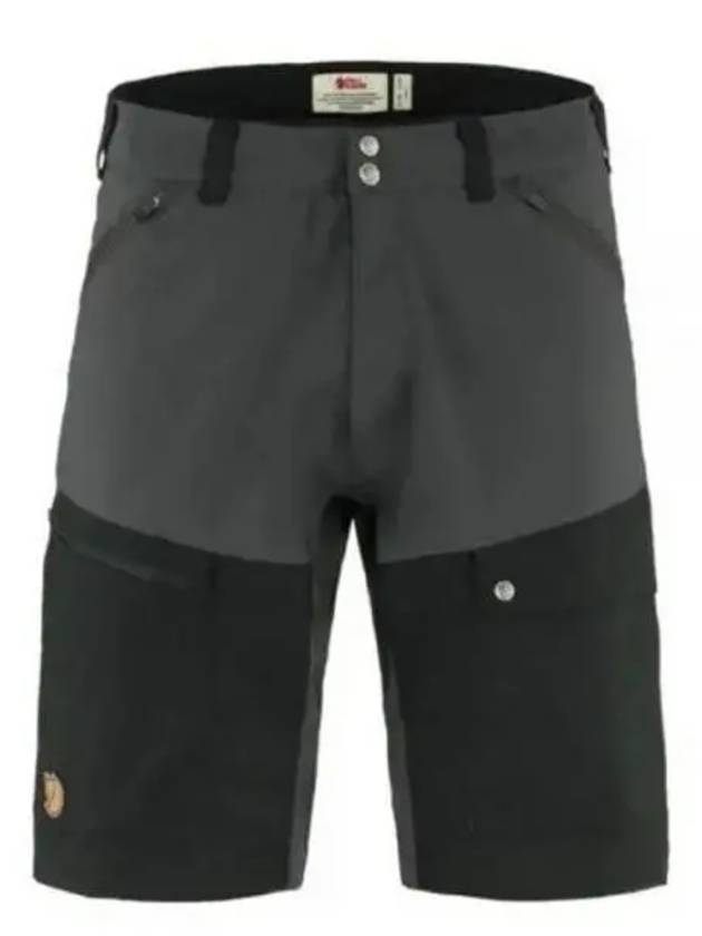 Men's Abisco Midsummer Shorts Dark Grey Black - FJALL RAVEN - BALAAN 1