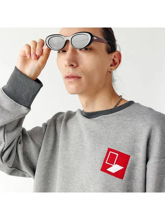 Unisex BXMXMTM Door Box Sweatshirt Mix Gray - CHANCE'S NOI - BALAAN 8