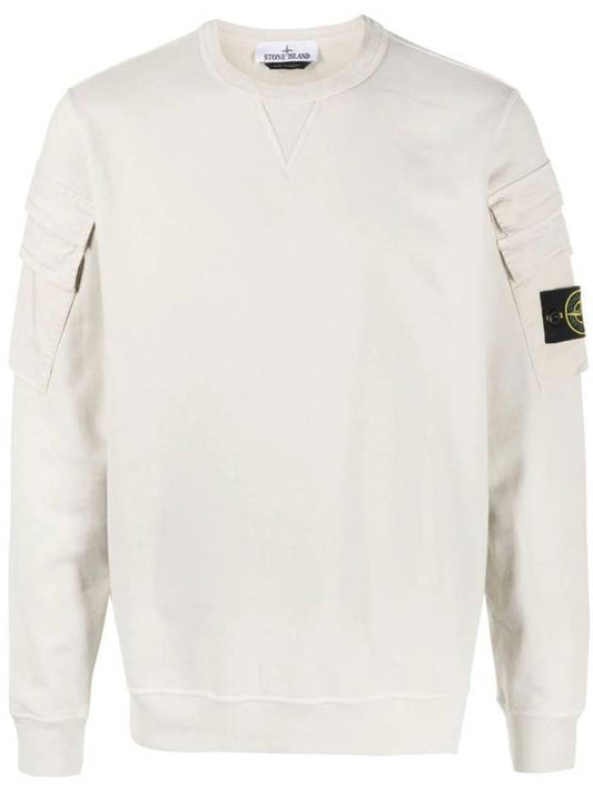 Men's Wappen Patch Cargo Pocket Sweatshirt Plaster - STONE ISLAND - BALAAN 1