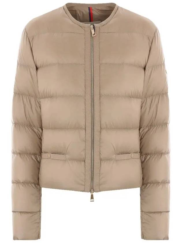 LAURINE logo patch lightweight padded jacket beige 1A001 01 595FE 205 - MONCLER - BALAAN 1