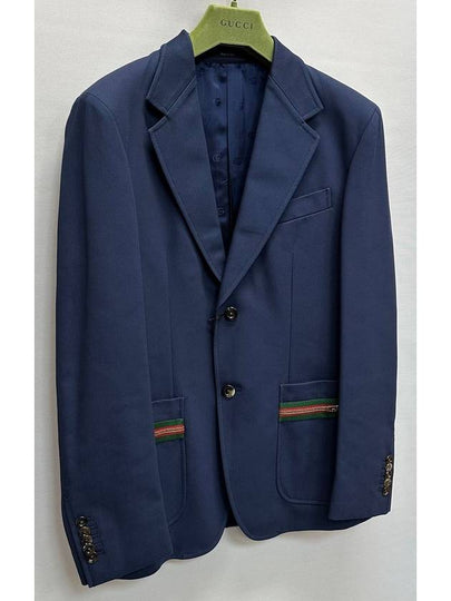 Web Stripe Pocket Single Jacket 95 - GUCCI - BALAAN 2