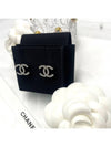 3D Crystal CC Logo Silver Earrings ABE835 - CHANEL - BALAAN 3