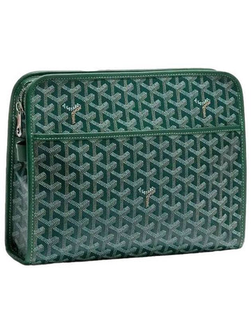 Jouvence GM Clutch Bag Green - GOYARD - BALAAN.