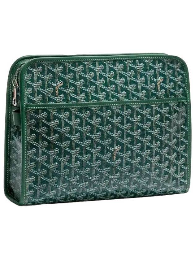 Jouvence  GM Clutch Bag Green - GOYARD - BALAAN 1