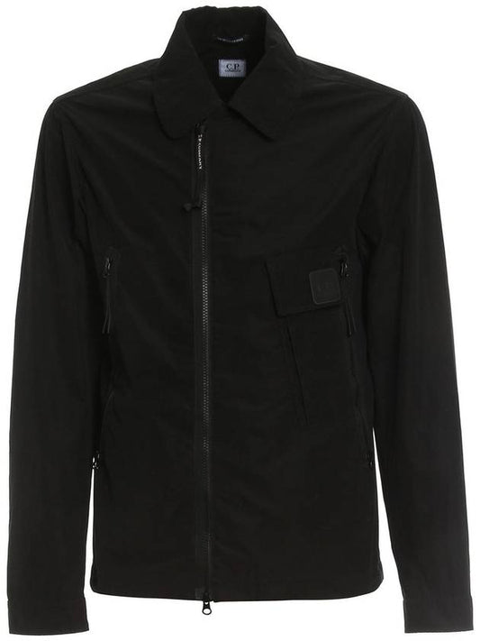 Metropolis Memri Zipper Jacket Black - CP COMPANY - BALAAN.