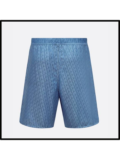 Oblique Shorts Blue - DIOR - BALAAN 2