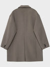 Cashmere Overfit Shawl Collar Double Coat Beige - NOIRER - BALAAN 4