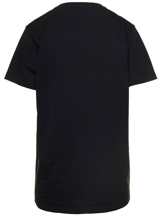 Aby Logo Short Sleeve T-Shirt Black - ISABEL MARANT - BALAAN 2