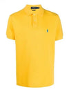 Men's Pony Slim Fit Short Sleeve Polo Shirt Yellow - POLO RALPH LAUREN - BALAAN 2