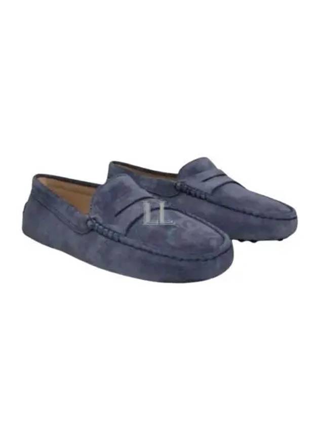 Gommino Suede Driving Shoes Blue - TOD'S - BALAAN 2