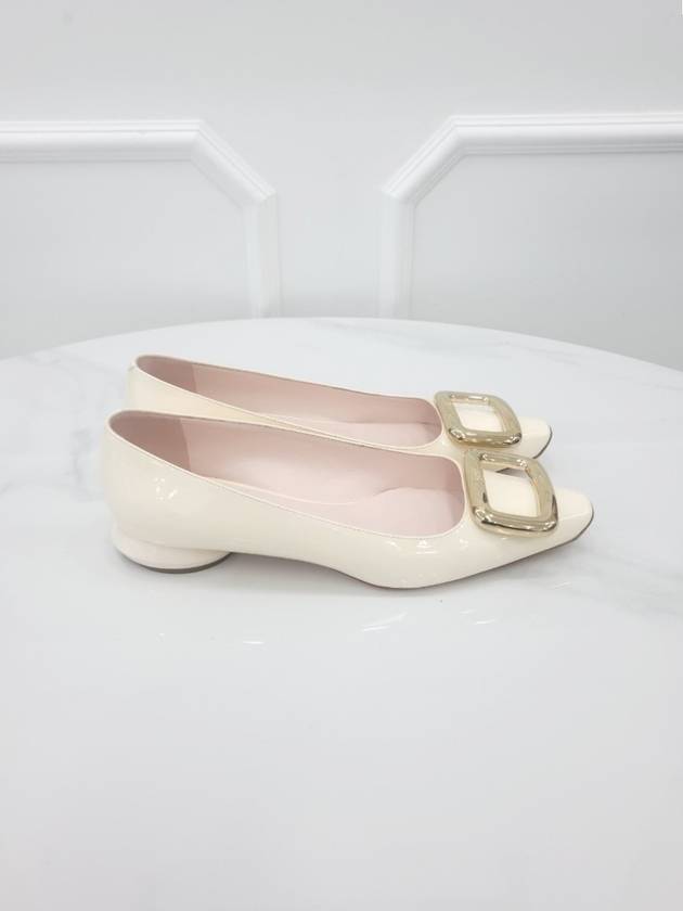 Viv Shock Off White Flat Shoes 38 5 - ROGER VIVIER - BALAAN 5