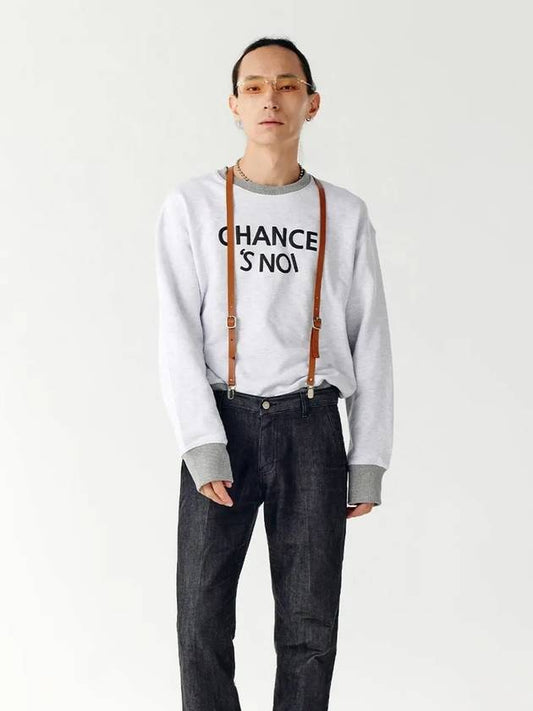 Unisex CHMXMTM Snowy Sweatshirt Mix Melange - CHANCE'S NOI - BALAAN 1