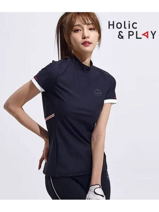 spandex polar short-sleeved T-shirt HA2WTS011BK - HOLIC&PLAY - BALAAN 2