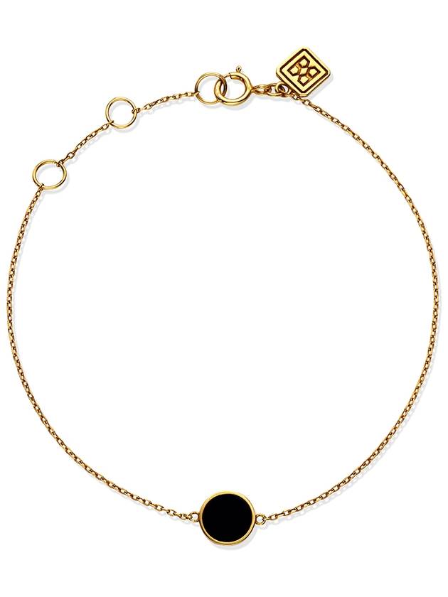 Roca Mini Round Onyx Bracelet Gold - BE/GINS - BALAAN 3