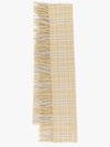 Vintage Check Cashmere Fringe Scarf Beige - BURBERRY - BALAAN 2