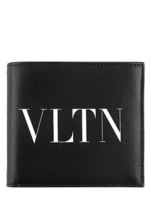 VLTN Logo Half Wallet Black - VALENTINO - BALAAN 2