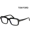 Blue Light Blocking Glasses Frame TF5888B 001 Square Black Fashion Horned - TOM FORD - BALAAN 1