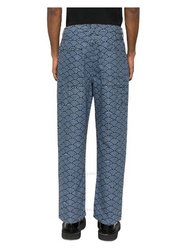 Kenzo Geometric-Pattern Denim Pants, Waist Size 29" - KENZO - BALAAN 3