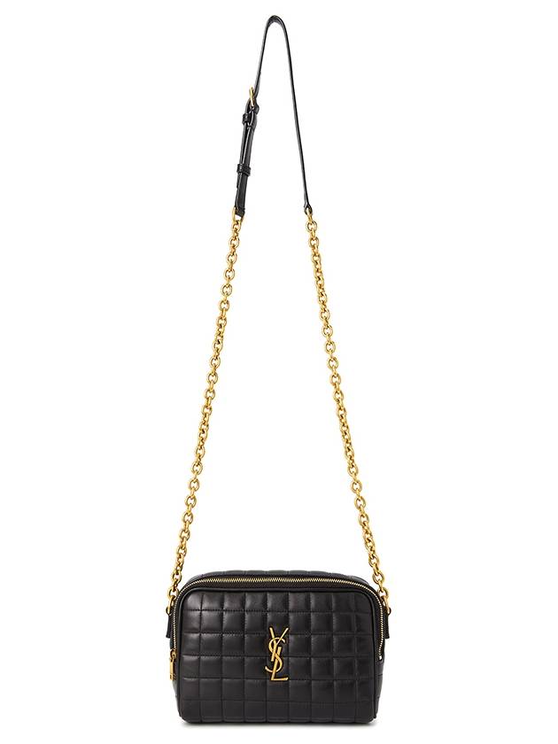 Cassandre Carre Mini Camera Cross Back Black - SAINT LAURENT - BALAAN 7