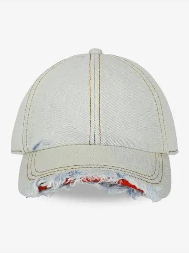 C Reep 1 Frayed Peak Denim Ball Cap Light Blue - DIESEL - BALAAN 2