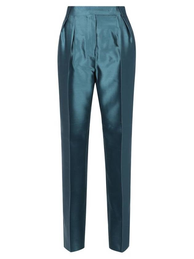 Max Mara Trousers Turquoise - MAX MARA - BALAAN 1