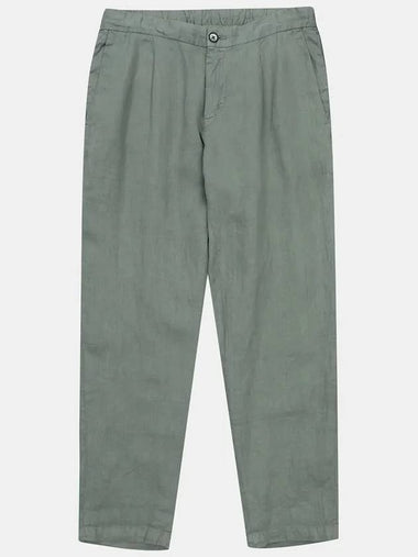 Men's back banding linen onetuck baggy pants MMPTM5T63 450 - AT.P.CO - BALAAN 1