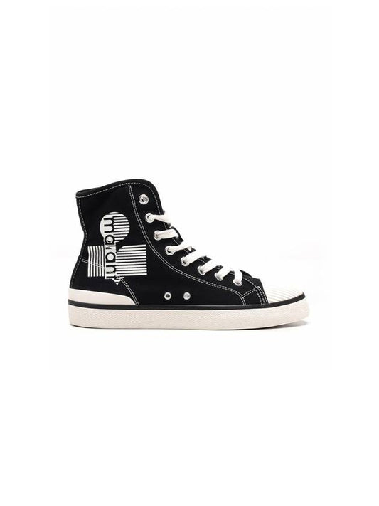 Women's Benkeenh High Top Sneakers Black - ISABEL MARANT - BALAAN 1