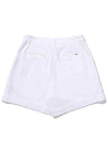 Strap short pants WHITE WOMAN - MALBON GOLF - BALAAN 2