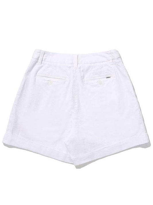 Strap short pants WHITE WOMAN - MALBON GOLF - BALAAN 2