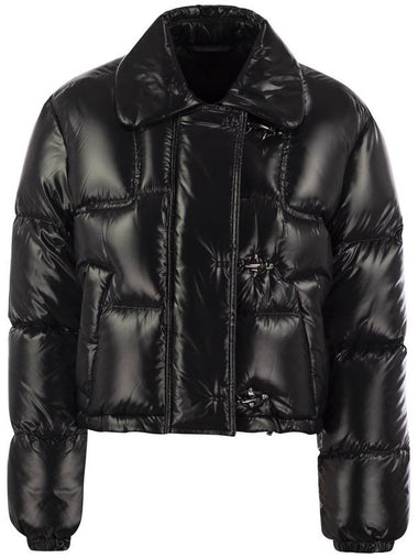 3-hook cropped down jacket - FAY - BALAAN 1