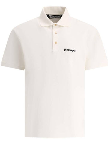 Polo T-shirt PMGB012S24FAB0020310 - PALM ANGELS - BALAAN 1