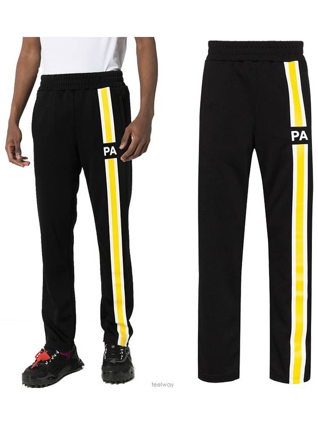 logo track pants black - PALM ANGELS - BALAAN 2