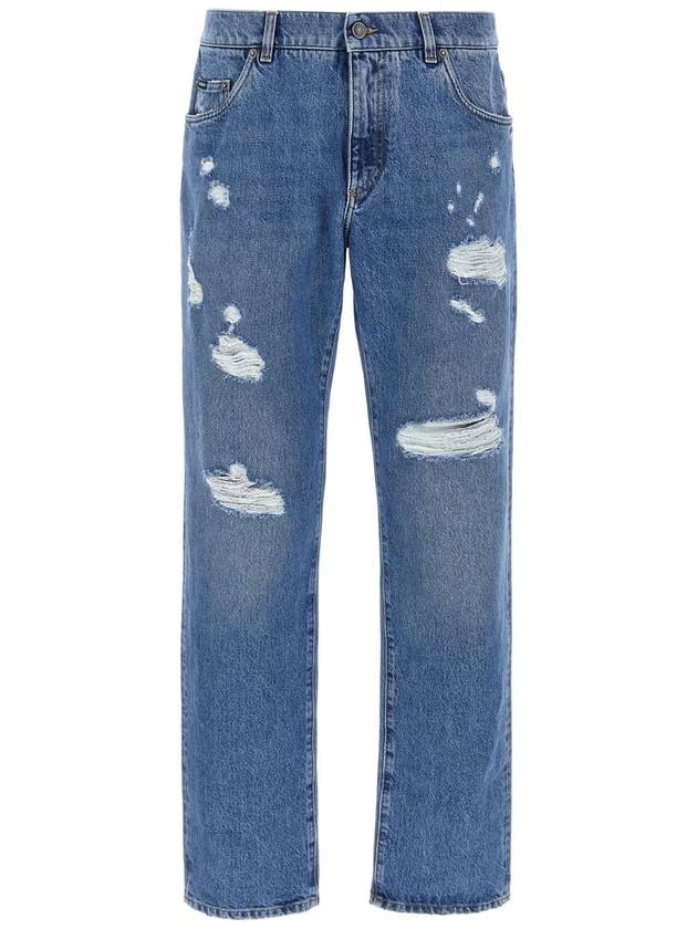 Dolce & Gabbana Destroyed Jeans - DOLCE&GABBANA - BALAAN 1